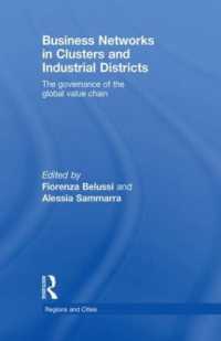 クラスターと産業集積におけるビジネス・ネットワーク<br>Business Networks in Clusters and Industrial Districts : The Governance of the Global Value Chain (Regions and Cities)