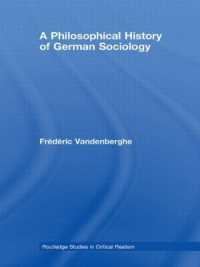A Philosophical History of German Sociology (Routledge Studies in Critical Realism)