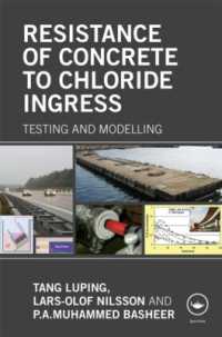 Resistance of Concrete to Chloride Ingress : Testing and modelling