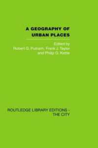 A Geography of Urban Places (Routledge Library Editions)