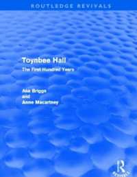 Toynbee Hall (Routledge Revivals) : The First Hundred Years (Routledge Revivals)