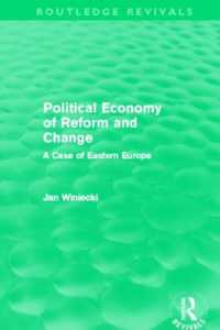 Political Economy of Reform and Change (Routledge Revivals) (Routledge Revivals)