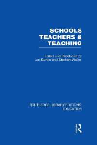 Schools, Teachers and Teaching (RLE Edu N) (Routledge Library Editions: Education)