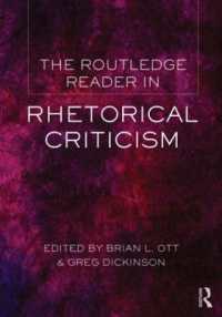 レトリック批評読本<br>The Routledge Reader in Rhetorical Criticism
