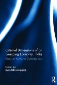 External Dimension of an Emerging Economy, India : Essays in Honour of Sunanda Sen