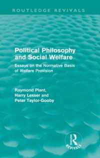 Political Philosophy and Social Welfare (Routledge Revivals) : Essays on the Normative Basis of Welfare Provisions (Routledge Revivals)