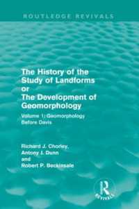 The History of the Study of Landforms: Volume 1 - Geomorphology before Davis (Routledge Revivals) : or the Development of Geomorphology (Routledge Revivals: The History of the Study of Landforms)