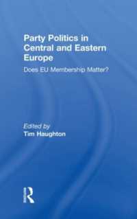 中東欧の政党政治<br>Party Politics in Central and Eastern Europe : Does EU Membership Matter?