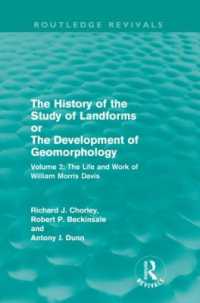 The History of the Study of Landforms Volume 2 (Routledge Revivals) : The Life and Work of William Morris Davis (Routledge Revivals: the History of the Study of Landforms)