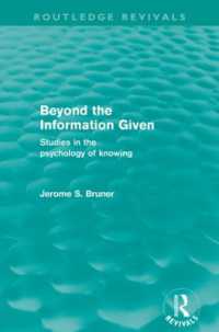 Beyond the Information Given (Routledge Revivals) (Routledge Revivals)