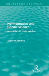 Hermeneutics and Social Science (Routledge Revivals) : Approaches to Understanding (Routledge Revivals)