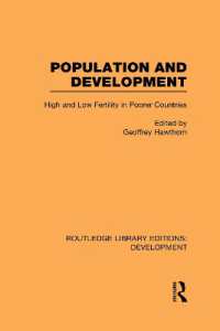 Population and Development : High and Low Fertility in Poorer Countries (Routledge Library Editions: Development)