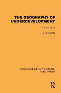 The Geography of Underdevelopment : A Critical Survey (Routledge Library Editions: Development)