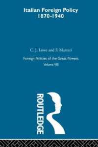 Italian Foreign Policy 1870-1940 : Volume III