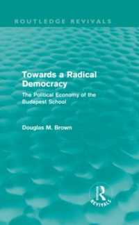 Towards a Radical Democracy (Routledge Revivals) : The Political Economy of the Budapest School (Routledge Revivals)