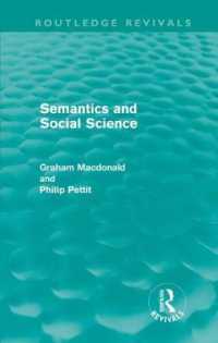 Semantics and Social Science (Routledge Revivals) (Routledge Revivals)