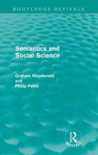 Semantics and Social Science (Routledge Revivals) (Routledge Revivals)