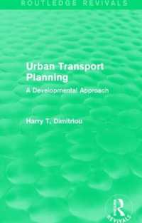 Urban Transport Planning (Routledge Revivals) : A developmental approach (Routledge Revivals)