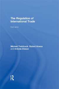 国際貿易の規制（第４版）<br>The Regulation of International Trade （4TH）