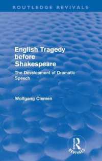 English Tragedy before Shakespeare : The Development of Dramatic Speech (Routledge Revivals)