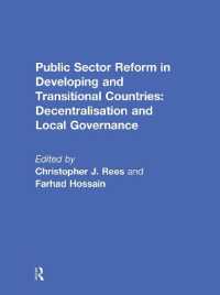 Public Sector Reform in Developing and Transitional Countries : Decentralisation and Local Governance