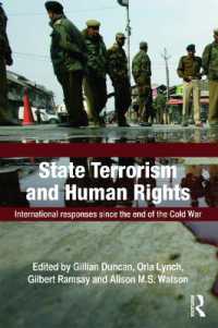国家テロリズムと人権<br>State Terrorism and Human Rights : International Responses since the End of the Cold War (Political Violence)