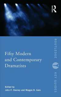 近現代重要劇作家５０人<br>Fifty Modern and Contemporary Dramatists (Routledge Key Guides)