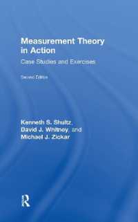 実践測定理論（第２版）<br>Measurement Theory in Action : Case Studies and Exercises, Second Edition （2ND）