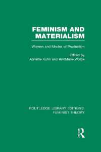 Feminism and Materialism (RLE Feminist Theory) : Women and Modes of Production (Routledge Library Editions: Feminist Theory)