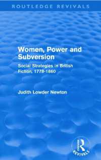Women, Power and Subversion (Routledge Revivals) : Social Strategies in British Fiction, 1778-1860 (Routledge Revivals)