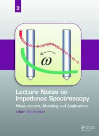 Lecture Notes on Impedance Spectroscopy : Measurement, Modeling and Applications, Volume 3 (Lecture Notes on Impedance Spectroscopy)