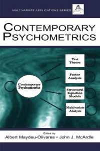 Contemporary Psychometrics (Multivariate Applications Series)