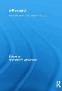 E-Research : Transformation in Scholarly Practice (Routledge Advances in Research Methods)