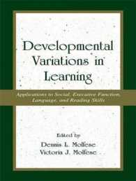 Developmental Variations in Learning : Applications to Social, Executive Function, Language, and Reading Skills