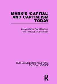 Marx's Capital and Capitalism Today (Routledge Library Editions: Political Science)