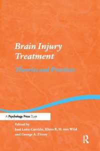 Brain Injury Treatment : Theories and Practices (Studies on Neuropsychology, Neurology and Cognition)