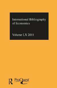 経済学国際文献目録（2011年版）<br>IBSS: Economics: 2011 Vol.60 : International Bibliography of the Social Sciences