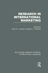 Research in International Marketing (RLE International Business) (Routledge Library Editions: International Business)