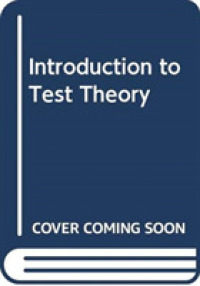 Introduction to Test Theory -- Paperback / softback