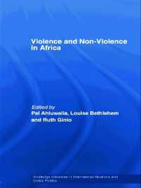 Violence and Non-Violence in Africa (Routledge Advances in International Relations and Global Politics)