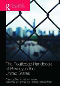 ラウトレッジ版 米国の貧困ハンドブック<br>The Routledge Handbook of Poverty in the United States