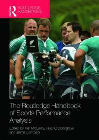 ラウトレッジ版 スポーツ・パフォーマンス分析ハンドブック<br>Routledge Handbook of Sports Performance Analysis (Routledge International Handbooks)