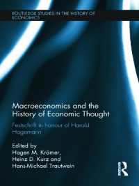 Macroeconomics and the History of Economic Thought : Festschrift in Honour of Harald Hagemann (Routledge Studies in the History of Economics)