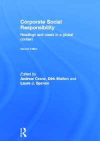 企業の社会的責任（第２版）<br>Corporate Social Responsibility : Readings and Cases in a Global Context （2ND）