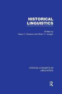 Historical Linguistics (Critical Concepts in Linguistics)