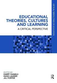 Educational Theories, Cultures and Learning : A Critical Perspective (Critical Perspectives on Education)