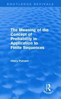 The Meaning of the Concept of Probability in Application to Finite Sequences (Routledge Revivals) (Routledge Revivals)