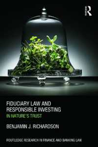 Fiduciary Law and Responsible Investing : In Nature's trust (Routledge Research in Finance and Banking Law)