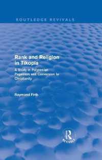 Rank and Religion in Tikopia (Routledge Revivals) : A Study in Polynesian Paganism and Conversion to Christianity. (Routledge Revivals)