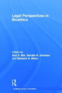 生命倫理の法的視座<br>Legal Perspectives in Bioethics (Routledge Annals of Bioethics)
